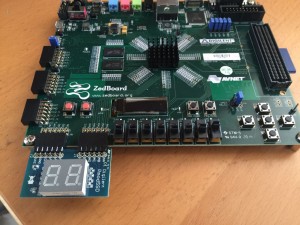 ZedBoard-PmodSSD-connection